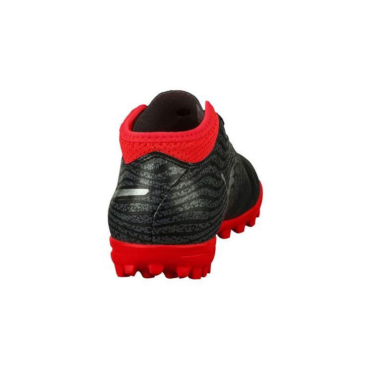 Puma One 18.4 TT Low Top Kids Football Shoes Kids Football Shoes Black Red 104562-01