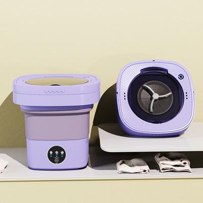 7L Folding Washing Machine Low Noise High-Frequency Stain Removal Compact Portable Design Baby Clothes Laundry
