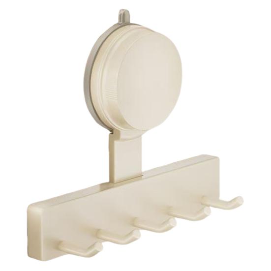 Suction Cup Hooks Strong Load-bearing Simple Installation Punch-Free Wall Mounted Bathroom Storage Rack Coat Towel Hanger