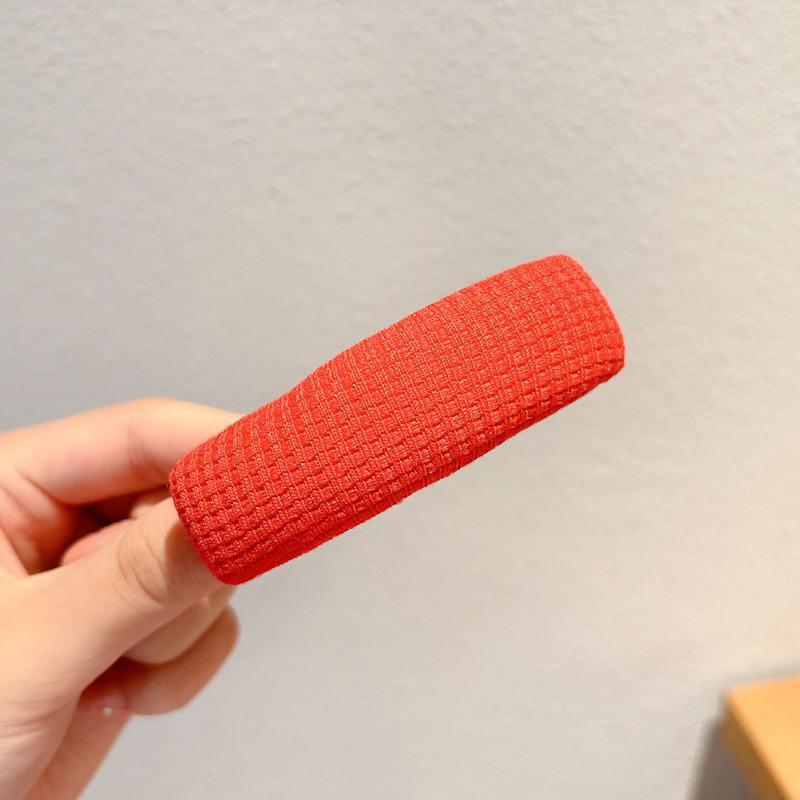 Autumn & Winter Coffee Hair Clip: Women's Seamless Duckbill, BB & Bangs Clips