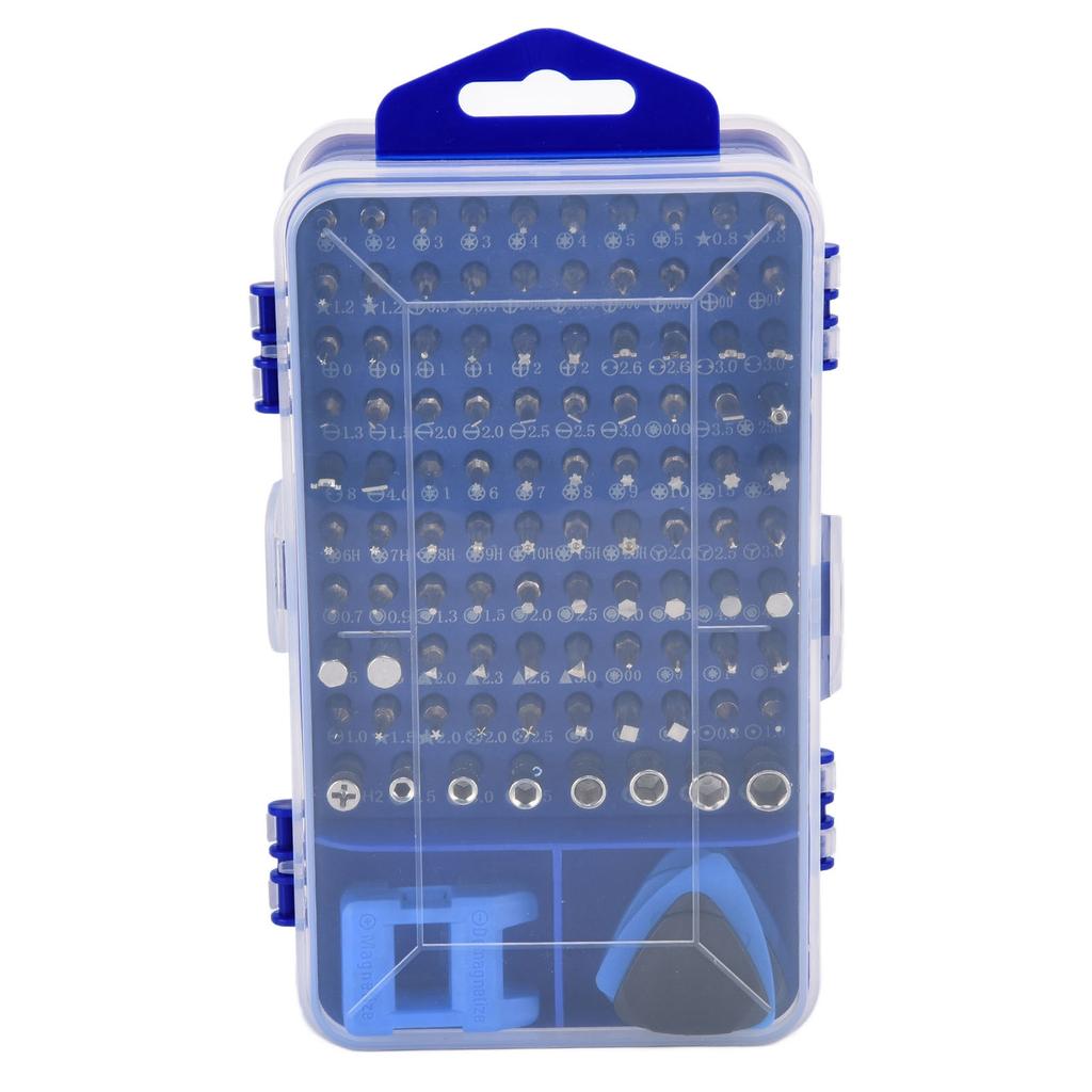 115 in 1 Schraubendreher-Set Magnetische Präzision Multifunktionale Bits Elektronik-Reparaturwerkzeugsatz Blau