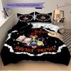 Hocus Pocus Halloween Magic Print 3Pcs Bedding Setduvet Cover With 2 Bedropillowcase Home Birthday Gift