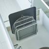 Vertical Cutting Board Rack Four Layer Kitchen Tray Baking Tray Organizer Multifunctional Movable Office Book Storage Shelves
