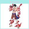 One Piece Luffy Figure Pvc Collectible Anime Model With Black Base For Fans And Collectors