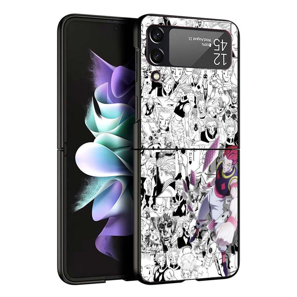

Anime HunterX Phone Case For Samsung Galaxy Z Flip7 Flip6 5G Flip5 Flip4 Flip3 ZFlip 7 6 3 4 5 Shockproof Back Cover Galaxy Z Fl Samsung Z Flip 3