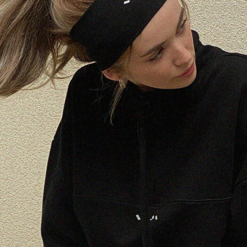 INJIACTIVE Logo Headband Black