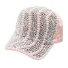 Hat Female Cap Casual Rhinestone Baseball Cap Flash Diamond Sun Hat Handmade Light Board Hat Tide