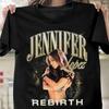 NOVÉ tričko Jennifer Lopez Rebirth Anniversary Gift For Fan Černé Všechny velikosti KH03 Unisex tričko