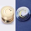 Mini Bamboo-Handled Stamp: 1.5cm Copper Head In Regular Script with Sealing Wax