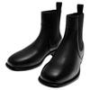 ZARA Leather Casual Versatile Comfortable Trendy Vintage Short Chelsea Boots Men boots Black 12026520800