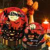 1/2set Disposable Tableware Halloween Theme Party Birthday Decorations Paper Cup Fork Knife 7/9 Inch Paper Tray Spoon Each 10pcs