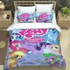 Cartone Animato My Little-P-Ponys Set Biancheria da Letto set squisito per il letto copripiumino set coperta piumino set biancheria da letto lusso regalo di compleanno