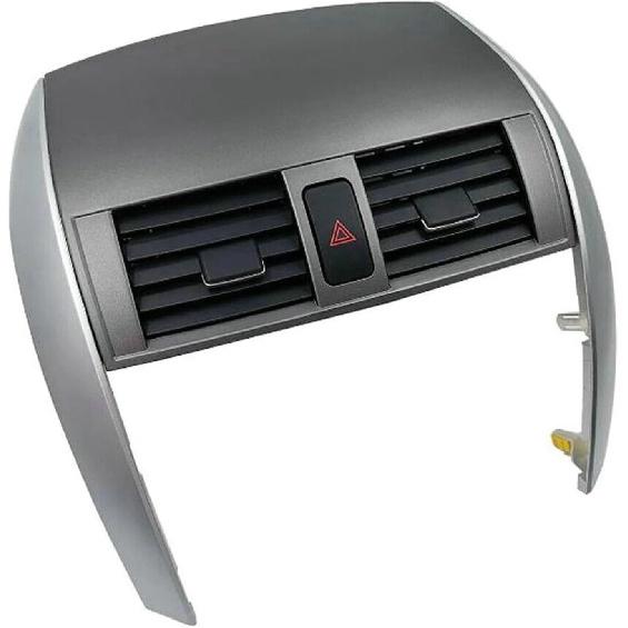 1Set Automobile Center Dash A/C Outlet Compatible For Corolla 08-13 Air Vent Panel Dashboard Trim Cover Strip 55670-02160