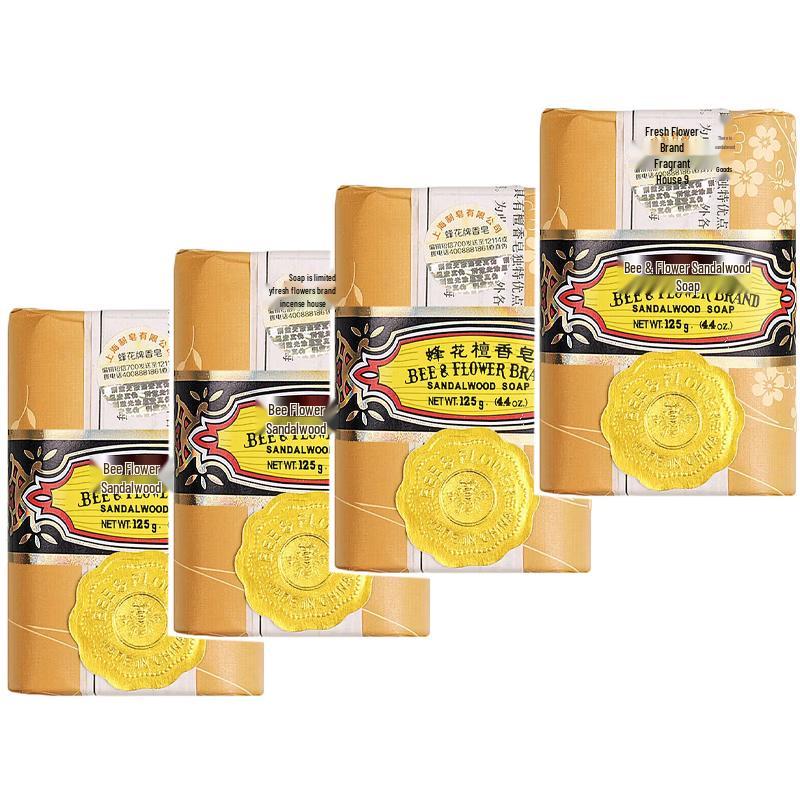 

Bee & Flower Sandalwood Bar Soap