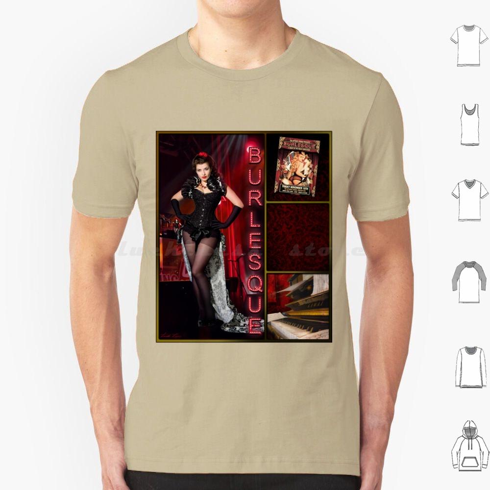 Dance SeriesBurlesque T Shirt Men Women Kids 6xl Dance Dancer Burlesque Music Triptych Red Woman Female Lindaleesart Linda