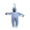 Buntes aufblasbares Einhornkostüm für Eltern-Kind-Cosplay und Halloween-Partys