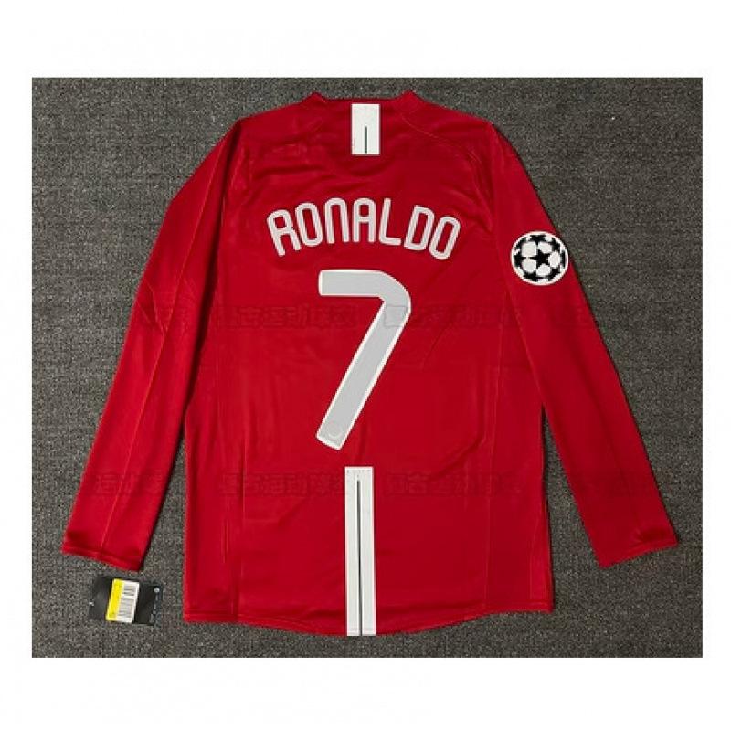 Retro Football Jersey Popular AC22 Kaka 80 Ronaldinho Manchester United Red Devils Santos 11 Source Manufacturer