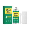 Colla Epossidica Metallica 50G Kit Bi-Componente per Incollaggio Forte per Riparazione di Metallo, Plastica, Ceramica, Legno e Uso Industriale