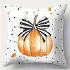 Pumpkin with Bowknot on PillowcaseSuitable for living room bedroom sofa decorative cushion cover pillow cover