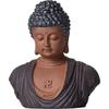 New Chinese Style Buddha Statue of Shakyamuni Buddha, Buddha's Head, Ceramic Handicrafts, Zen Home Decor