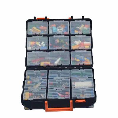 Tragbare Aufbewahrungsbox, Haushaltswerkzeug-Organizer, Mehrteilige Transportbox für Zuhause, Garage & Heimwerkerbedarf