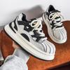 Men's Thick Soled Trendy Versatile Casual Shoes Street Style Date Wear Daily Commuting Wear, Outdoor Travel Shoes