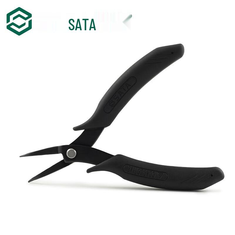 SATA 5-inch Anti-static Bent Nose Pliers