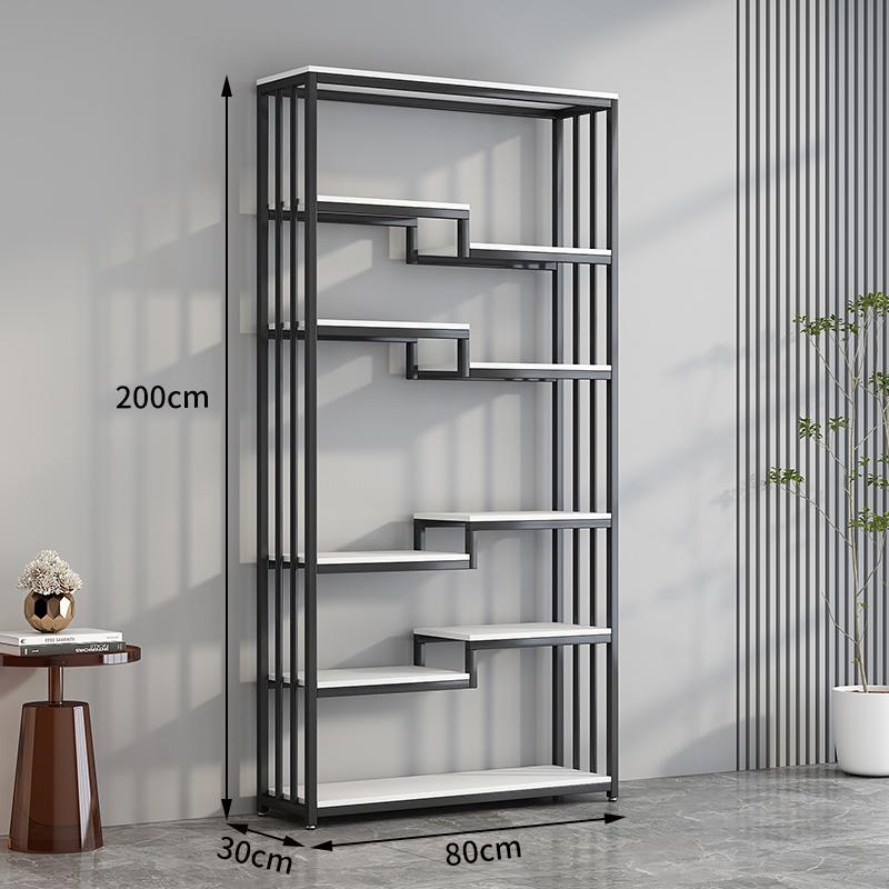 Multi-Layer Barber Shop & Office Display Shelf Rack