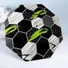 Soccer Ball Artwork 8-Frame for Travel, Camping, Casual Lightweight Portable Umbrella, Essential for Every Family Holidays Birthday Gift