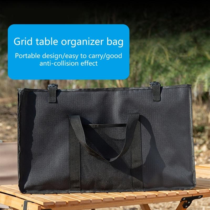 Portable Folding Table Storage Bag Waterproofs Table Carry Bag with Handle for Folding Picnics Camping Card Table