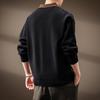 Men's High-End Heavyweight Cotton Color Block Polo Sweater - 2025 Spring/Autumn Collection