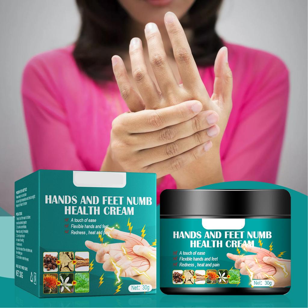 Hand Foot Numbness Cream Gentle Natural Ingredients Easy to Absorb Foot Pain Relief Cream for Hand Foot 1.1oz
