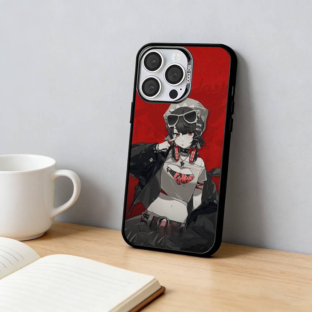 

ZZZ Ellen Joe Phone Case For iPhone 17,16,15,14,13,12,11 Plus,Pro Max,XS,Colored Silver Plated Inside Cover iPhone16promax