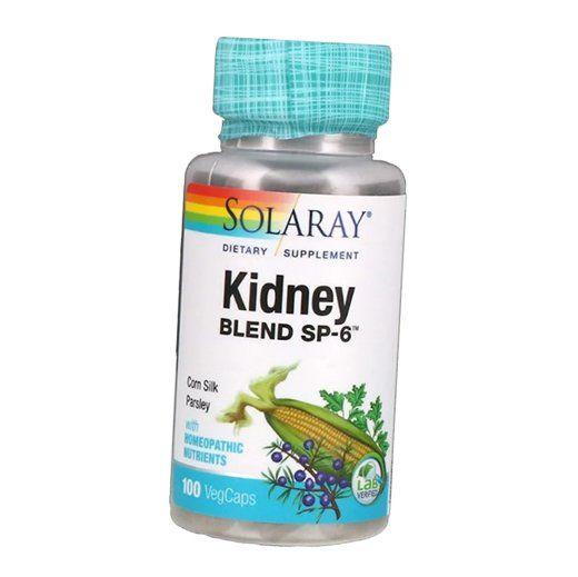 Кукурузные рыльца для поддержки почек, Kidney Blend SP-6, Solaray  100вегкапс (71411010)