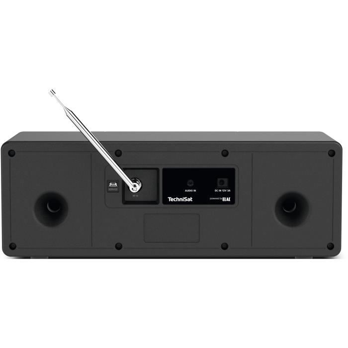 Radio dab technisat - 0000/3937 - noir - bluetooth 4.1 - haut-parleurs intégrés