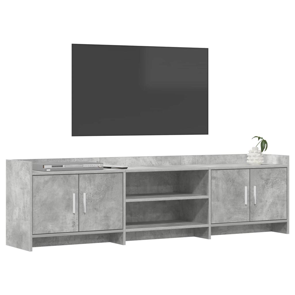 TV Cabinet 168 x 33 x 47 cm Concrete Grey Engineered Wood