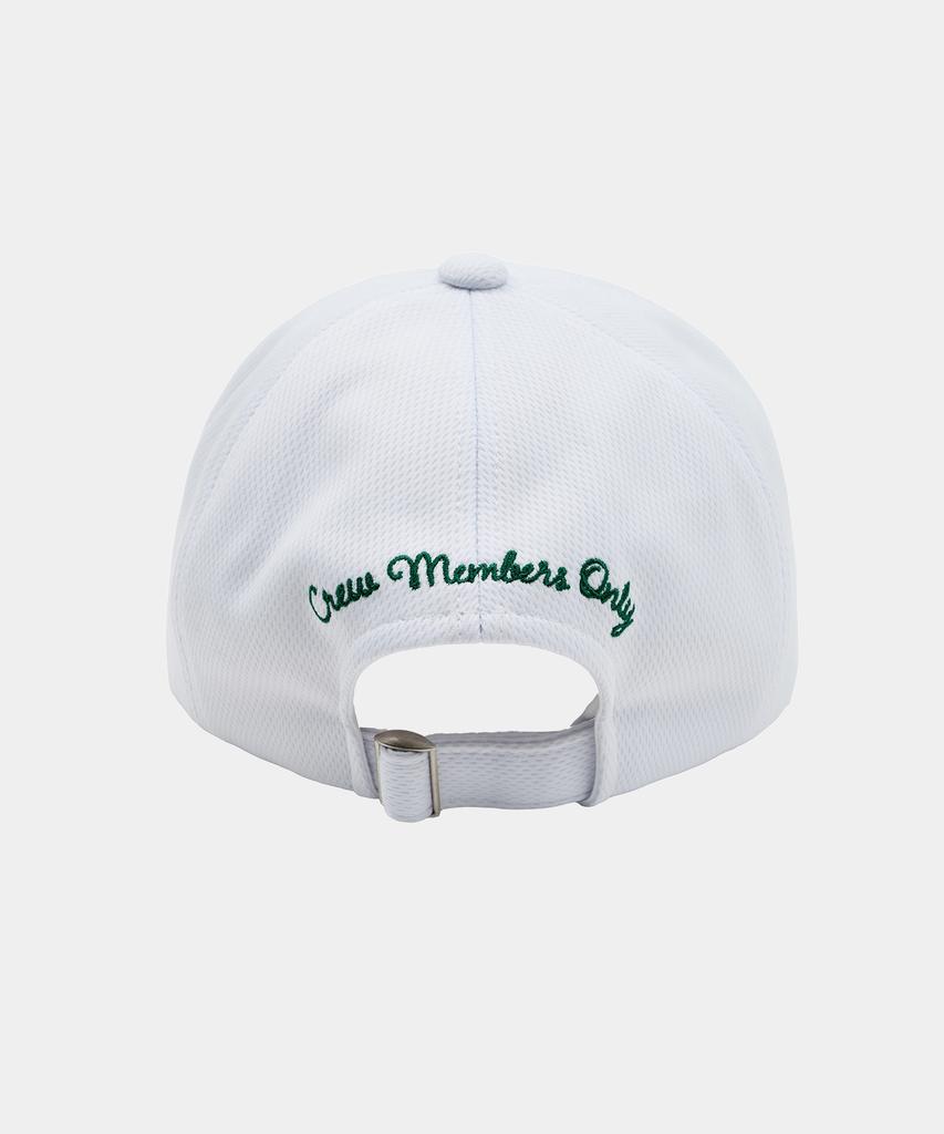 CREW MEMBERS ONLY Resort Logo String Cap White