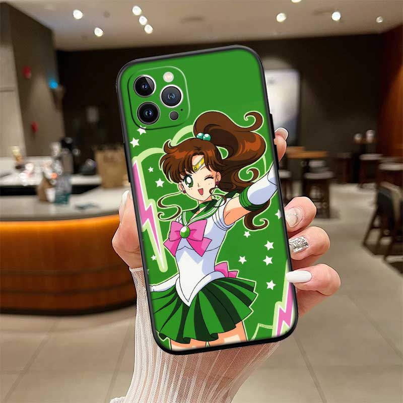 UP44 S-Sailors M-Moon Hülle für Samsung Galaxy M06 M15 M16 M35 M55 M56 A36 A42 A50 A50S A51 A52 A32 A33 A05 A05S A06 A16 A20