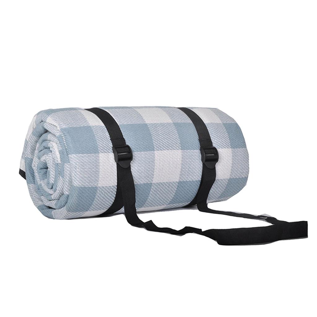 Portable Large Picnic Blanket Waterproof Sandproof Beach Mat, Sponge Outdoor Camping Mat, Large Lawn Mat for Park Beach Travel Hiking Family Gathering