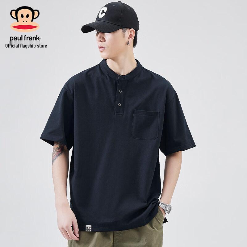 Paul Frank Men's Henry Collar Short Sleeve T-Shirt