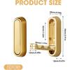 Folding Wall Hooks, 2 Pack Heavy Duty Space Saving Folding Coat Hooks - Zinc Alloy Wall Mounted Hooks for Hanging Coat Towels Clothes Hat Bags Keys