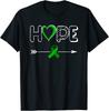 Hope Green Ribbon Brain Injury Awareness Tee Unisex T-Shirt