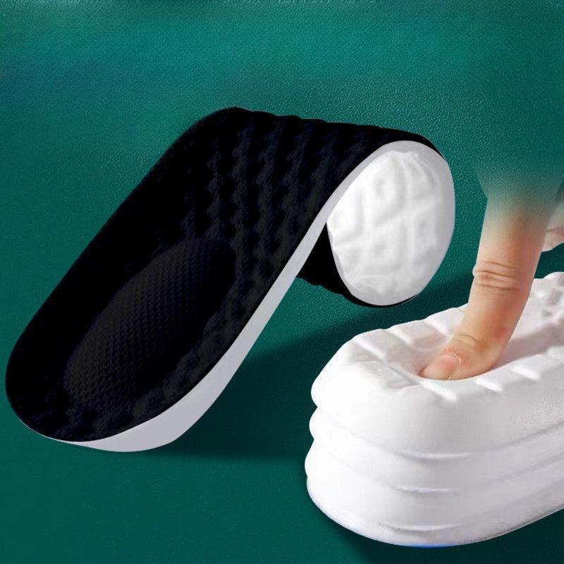Solette per scarpe sportive Soletta da corsa super morbida per i piedi Cestini per assorbimento degli urti Suola per scarpe Supporto per l'arco plantare Inserti ortopedici