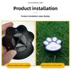 Outdoor LED Solar Paw Print Lights Waterproof Dog Cat Animal Path Lamp for Garden Patio Lawn Camping Home Decor