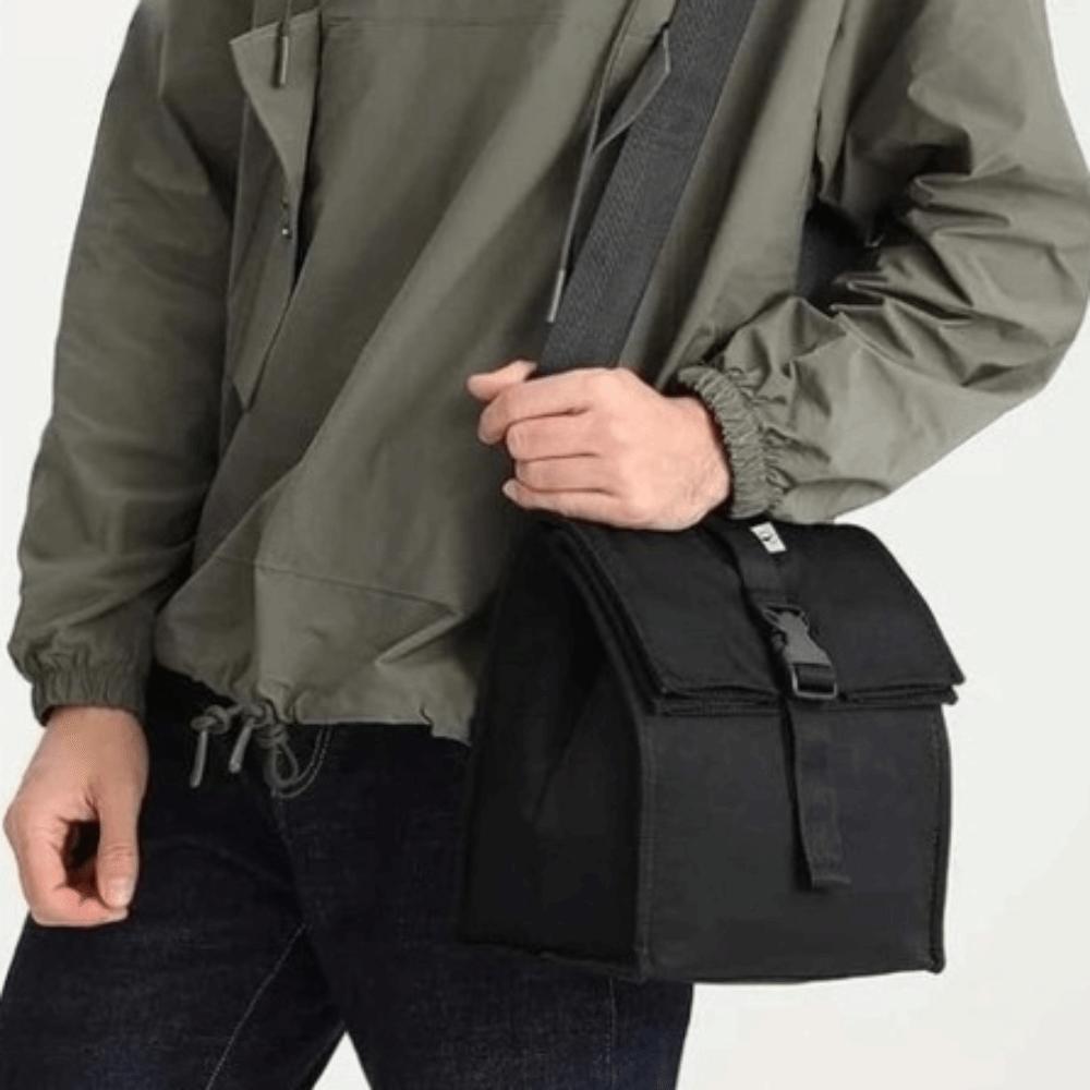 Adjustable Shoulder Strap Collapsible Cooler Lunch Bags Insulated Meal Container  Outdoor