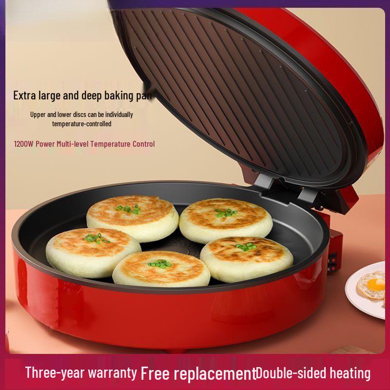 Smart Electric Griddle: Double-Sided Non-Stick Extra Large Pancake & Baking Pan.