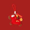 Cartoon Pony Dolls Keychain Funny Bag Hanging Charm Portable Plush Horse Keychain  Bag Decor