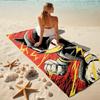 1Pc Shadow Hedgehog Artwork Beach Towel, Quick Dry, Multi-Use for Beach Pool Gym Yoga Home Travel, Christmas, Halloween, Xmas Gift M929328