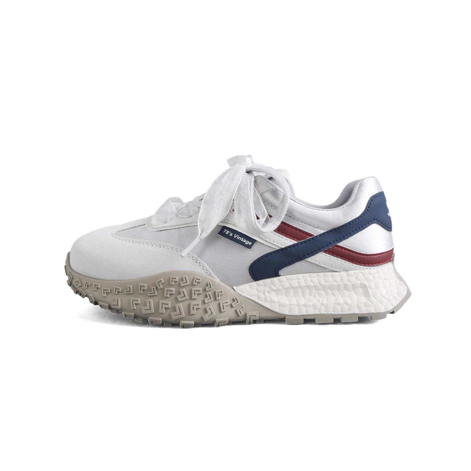 

Gu Yunshu Pink Dexun Shoes Women s 2025 New Spring Casual Small Board Shoes Platform Sports Forrest Gump Shoes 39 бордовий