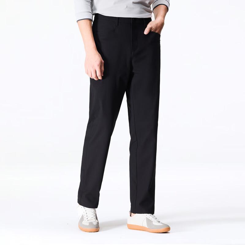 Zhuangji Men's Lightweight Breathable Straight-Leg Casual Pants